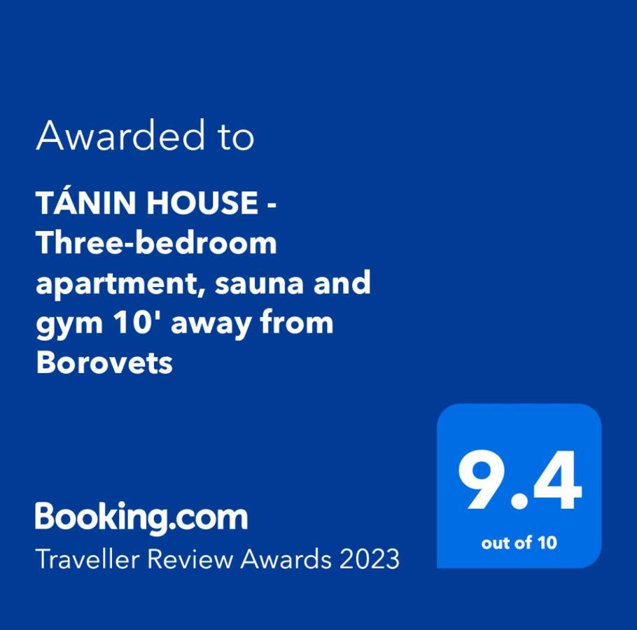 Tanin House - Three-Bedroom Apartment, Sauna And Gym 10' Away From Borovets Samokow Exterior foto
